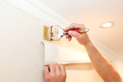 Pose de papier peint à Saint-Ferréol — revêtements muraux et toiles de verre